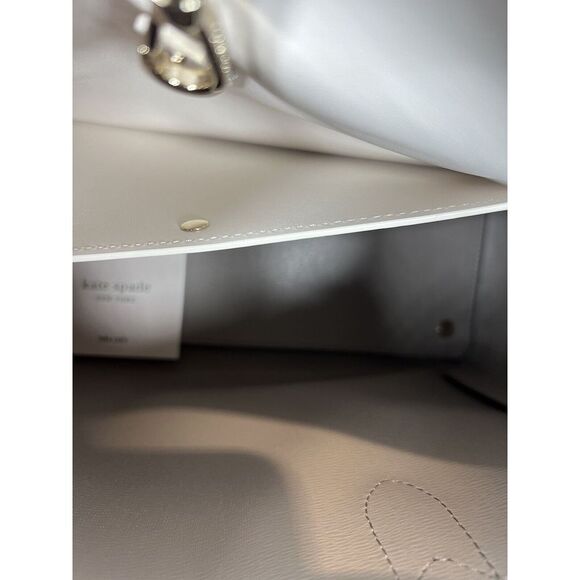 New Kate Spade Knott Pebble Leather Large Satchel Chrystal Blue / Dust bag - Picture 16 of 16